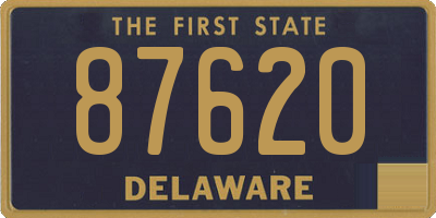 DE license plate 87620