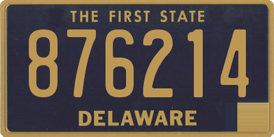 DE license plate 876214