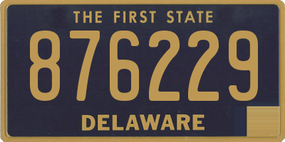 DE license plate 876229