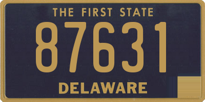 DE license plate 87631