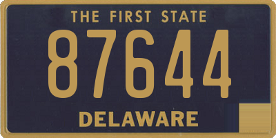 DE license plate 87644