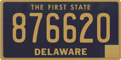 DE license plate 876620