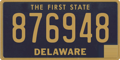 DE license plate 876948