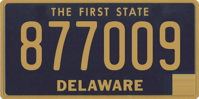 DE license plate 877009