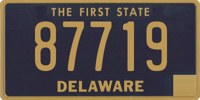 DE license plate 87719