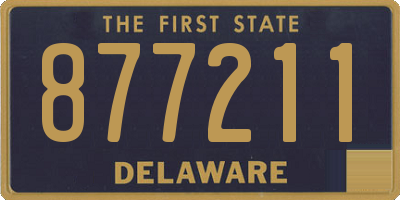 DE license plate 877211