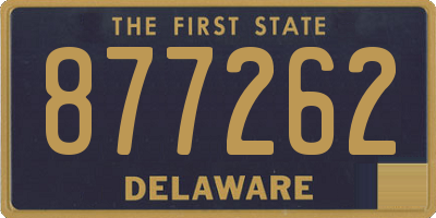 DE license plate 877262