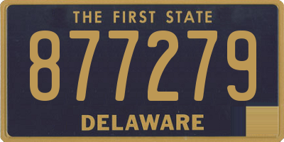 DE license plate 877279