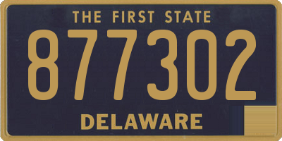 DE license plate 877302