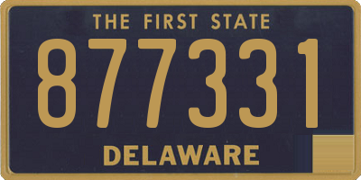DE license plate 877331