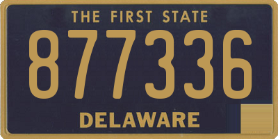 DE license plate 877336