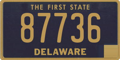 DE license plate 87736