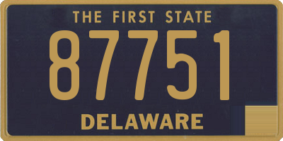 DE license plate 87751