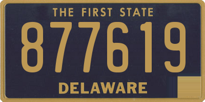 DE license plate 877619
