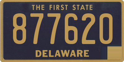 DE license plate 877620