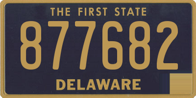 DE license plate 877682