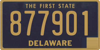 DE license plate 877901