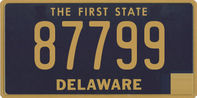 DE license plate 87799