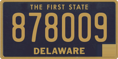 DE license plate 878009