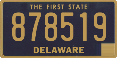 DE license plate 878519