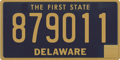 DE license plate 879011