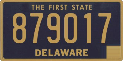 DE license plate 879017