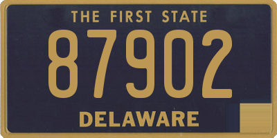 DE license plate 87902