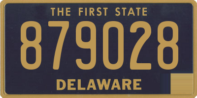 DE license plate 879028