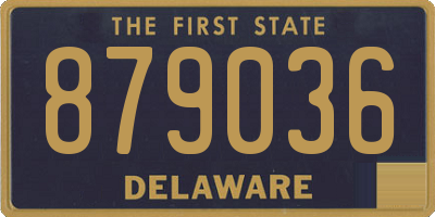 DE license plate 879036