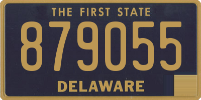 DE license plate 879055