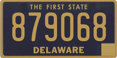 DE license plate 879068