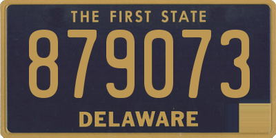 DE license plate 879073