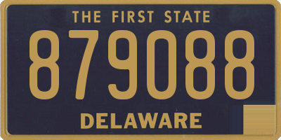 DE license plate 879088