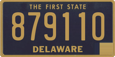 DE license plate 879110