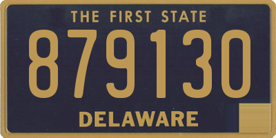 DE license plate 879130