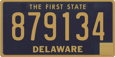 DE license plate 879134