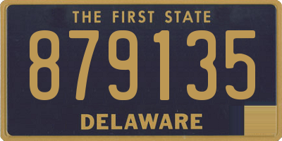 DE license plate 879135