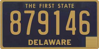 DE license plate 879146