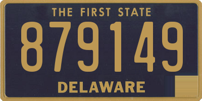 DE license plate 879149