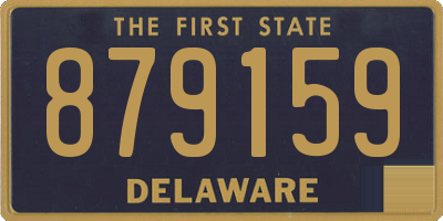 DE license plate 879159