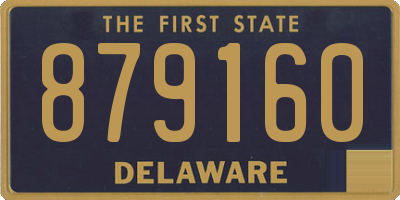 DE license plate 879160