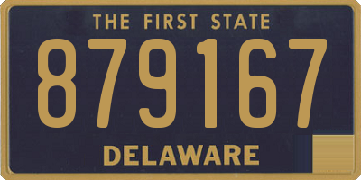 DE license plate 879167