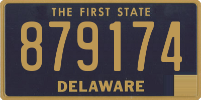 DE license plate 879174
