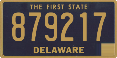 DE license plate 879217