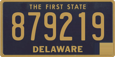 DE license plate 879219