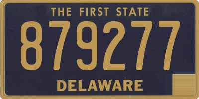 DE license plate 879277