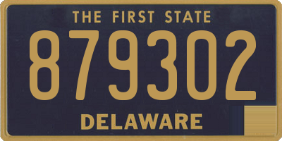 DE license plate 879302
