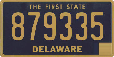 DE license plate 879335