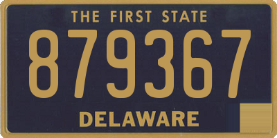 DE license plate 879367