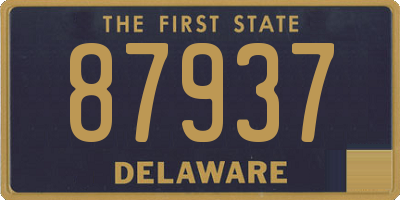 DE license plate 87937